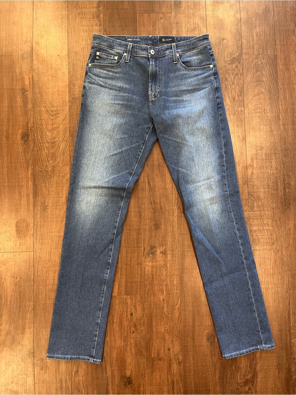 AG Adriano Goldschmied The Everett Slim Straight Men’s Jeans Medium Wash 33x34